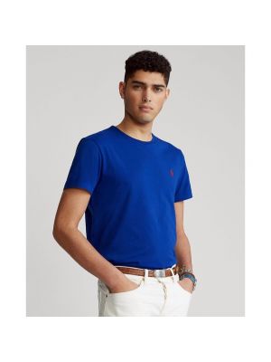 Camiseta de algodón de punto de cuello redondo Polo Ralph Lauren