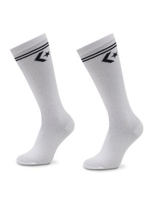 Ψηλές κάλτσες Converse λευκό