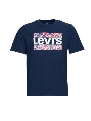 Tričko s krátkými rukávy relaxed fit Levi's modré