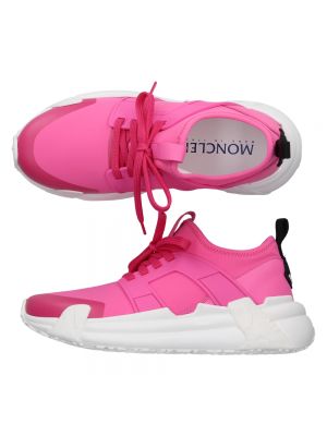 Sneakersy neoprenowe Moncler różowe