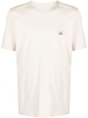 Βαμβακερή μπλούζα C.p. Company μπεζ
