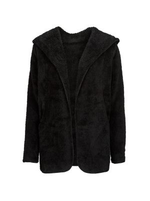 Kabát s kapucí Only černý