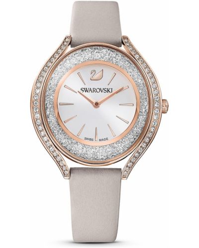 Прозрачни часовници от розово злато Swarovski