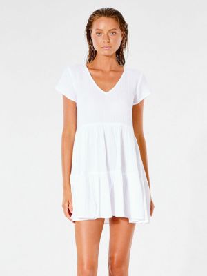 Mini šaty Rip Curl bílé