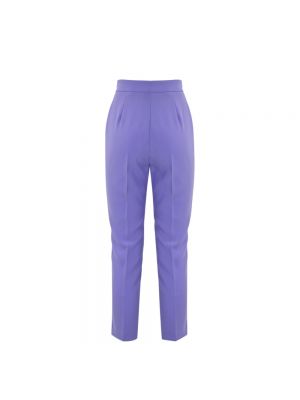 Pantalones rectos Elisabetta Franchi violeta