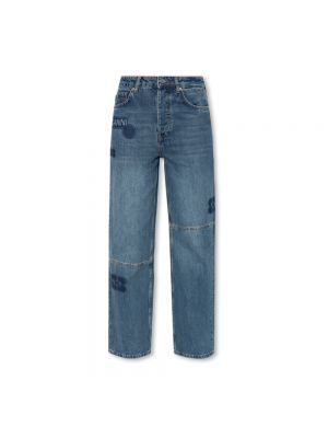 Straight jeans ausgestellt Ganni blau