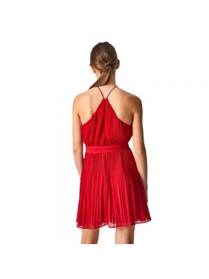 Sukienka długa Pepe Jeans czerwona