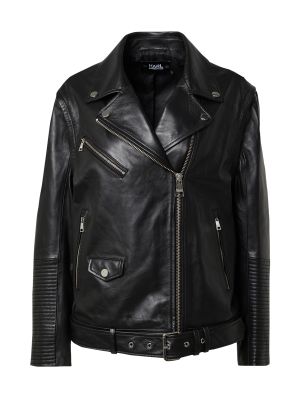 Prechodná bunda Karl Lagerfeld čierna