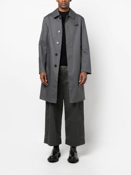 Manteau en coton imperméable Mackintosh gris