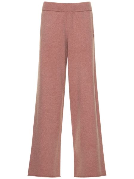 Pantaloni din cașmir Extreme Cashmere roz
