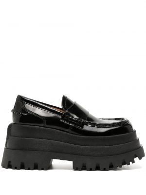 Pantofi loafer cu platformă Naked Wolfe negru