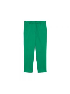 Proste spodnie Max Mara zielone