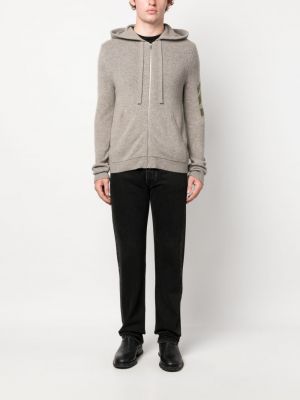 Strick hoodie mit reißverschluss Zadig&voltaire grau