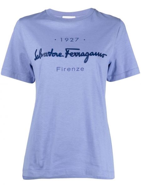 Camicia Salvatore Ferragamo, blu
