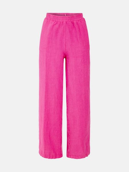 Льняные брюки Nadine H розовые