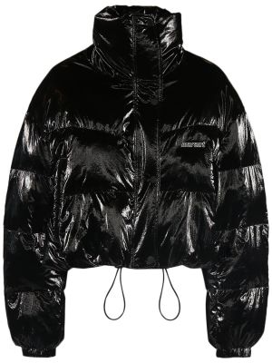 Péřová bunda z nylonu Marant Etoile černá
