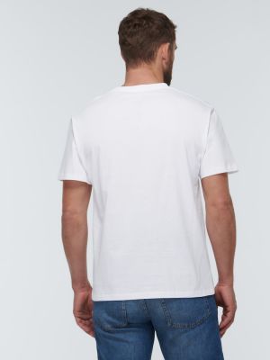 Памучна тениска от джърси Loewe бяло
