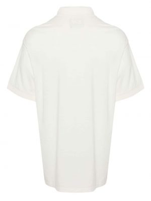 Medvilninis polo marškinėliai Y-3 balta