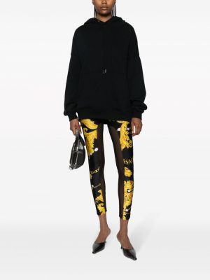 Slip-on mustriline retuusid Versace Jeans Couture