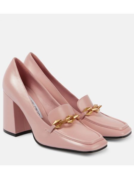 Lær pumps Jimmy Choo rosa