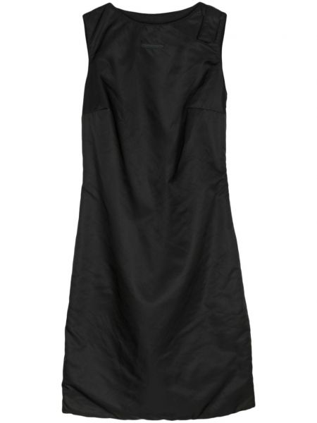 Ravna haljina s draperijom Fendi Pre-owned crna