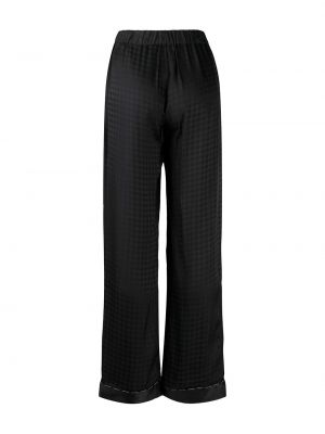 Pantalones con estampado geométrico Balmain negro