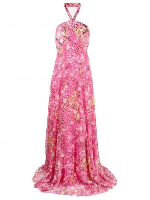 Maxi šaty Etro, růžová
