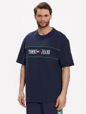 Majica Tommy Jeans modra
