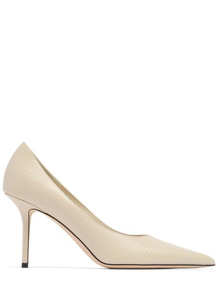 Pumps i läder Jimmy Choo vit