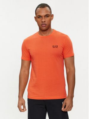 Tričko Ea7 Emporio Armani oranžové