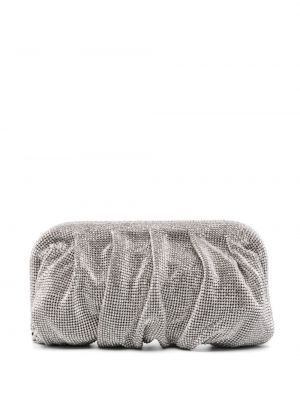 Чанта тип „портмоне“ с кристали Benedetta Bruzziches сребристо