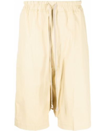 Bomull shorts Rick Owens gul