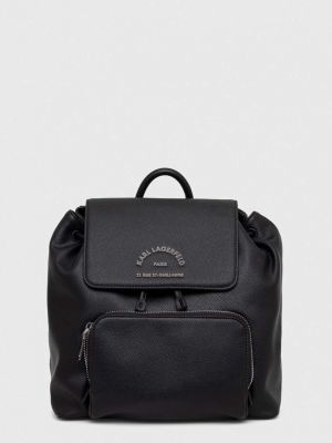 Черный рюкзак с аппликацией Karl Lagerfeld
