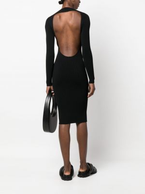 Kleid mit rückenausschnitt Laneus schwarz