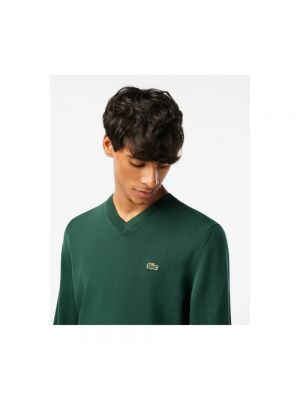 Jersey de algodón de tela jersey Lacoste verde