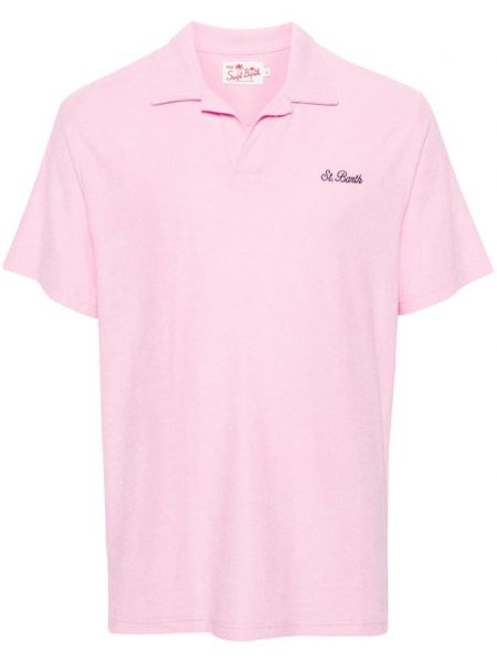 Polo marškinėliai Mc2 Saint Barth rožinė