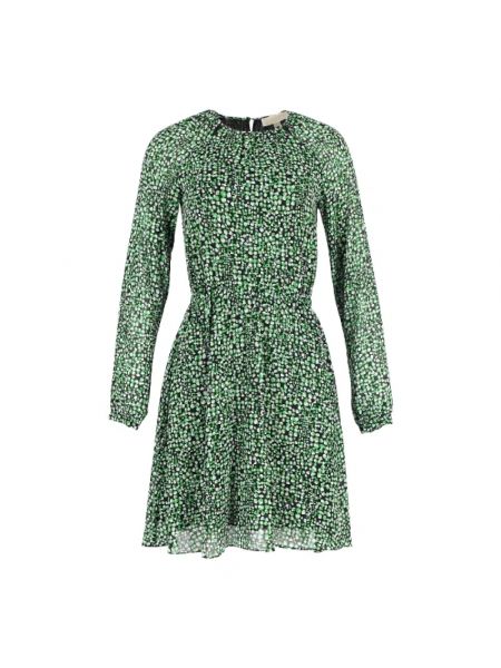Jedwabna sukienka Michael Kors Pre-owned zielona