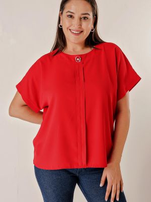 Пухена блуза от шифон By Saygı