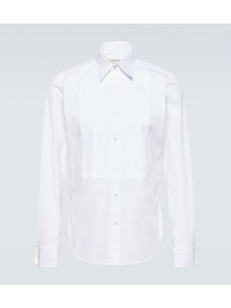 Хлопковая рубашка Lanvin белая