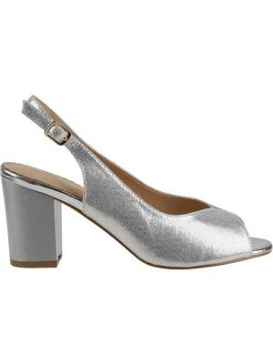 Sandały Clara Barson srebrne