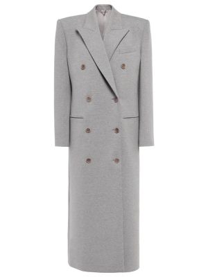 Cappotto di cotone Magda Butrym grigio