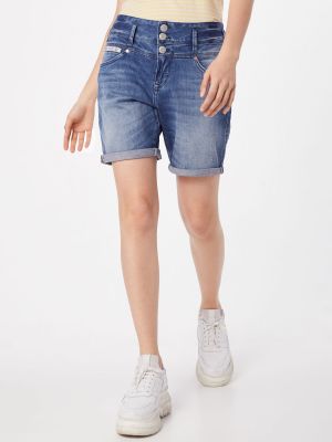 Shorts en jean Herrlicher bleu