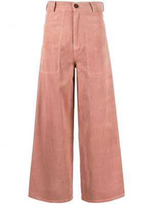 Růžové manšestrové kalhoty Mes Demoiselles