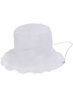 Прозрачна шапка Yohji Yamamoto бяло