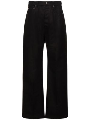 Jeansy relaxed fit Rick Owens brązowe