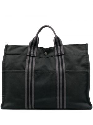 Τσάντα shopper Hermès γκρι
