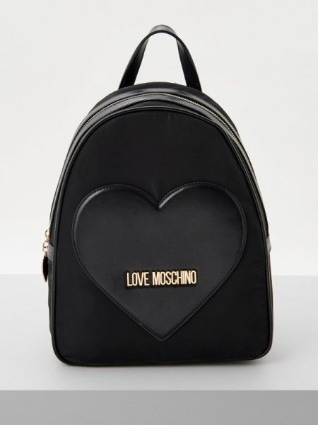 Черный рюкзак Love Moschino