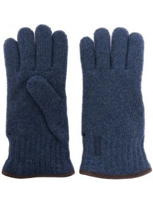 Vlněné rukavice Paul & Shark modré