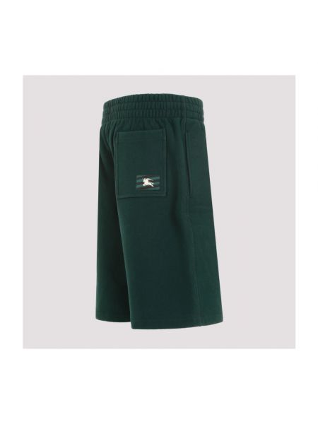 Pantalones cortos de algodón Burberry verde