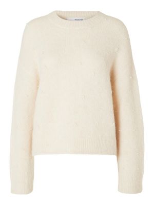 Pull Selected Femme beige